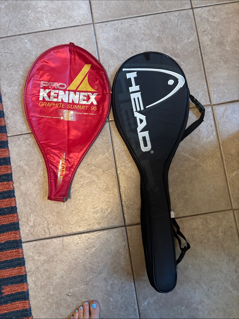 HEAD Black Tennis Racket Cover with White Logo